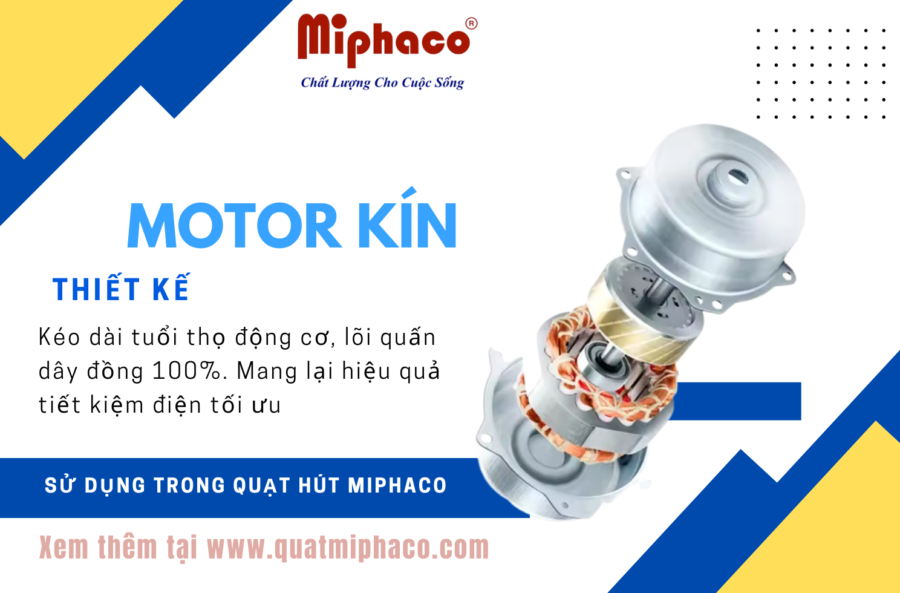 Quạt Hút Âm Tường 1 Chiều EW250 Miphaco - Hình ảnh 2