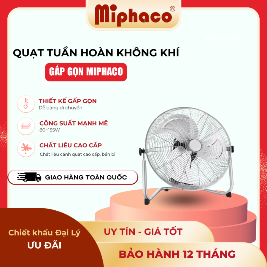 Fix_Quạt tuần hoàn gấp gọn