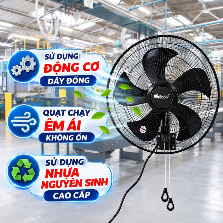 Quạt Treo Công Nghiệp TR55 Miphaco 72W